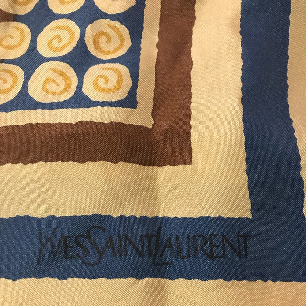 Yves Saint Laurent vintage scarf